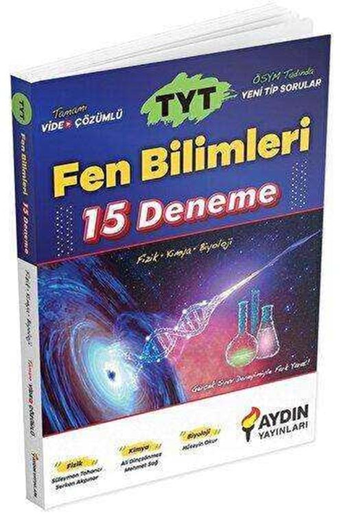 AYDIN TYT FEN BİLİMLERİ 15 DENEME