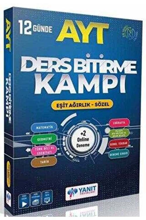 YANIT AYT DERS BİTİRME KAMPI EŞİT AĞIR. SÖZEL