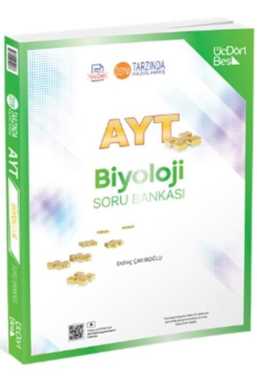 ÜÇDÖRTBEŞ 2025 AYT BİYOLOJİ SORU BANKASI