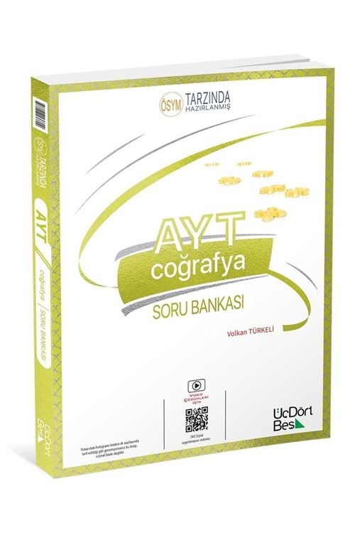 ÜÇDÖRTBEŞ AYT COĞRAFYA SORU BANKASI