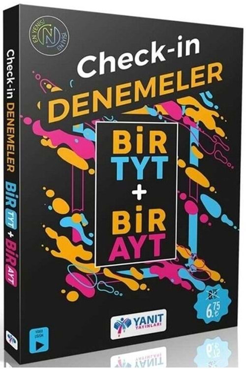 YANIT 1 TYT - 1 AYT DENEMESİ VİDEO ÇÖZÜMLÜ