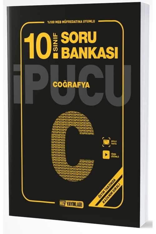 HIZ 10.SINIF COĞRAFYA SORU BANKASI İPUCU 24-25