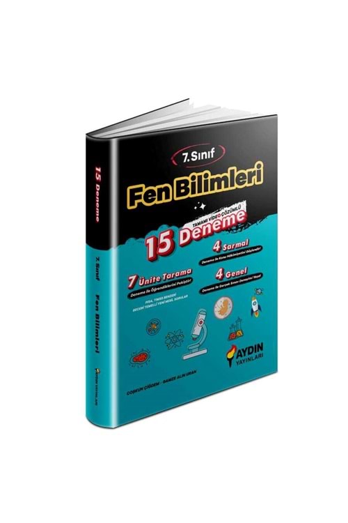 AYDIN 7.SINIF FEN BİLİMLERİ 15 DENEME