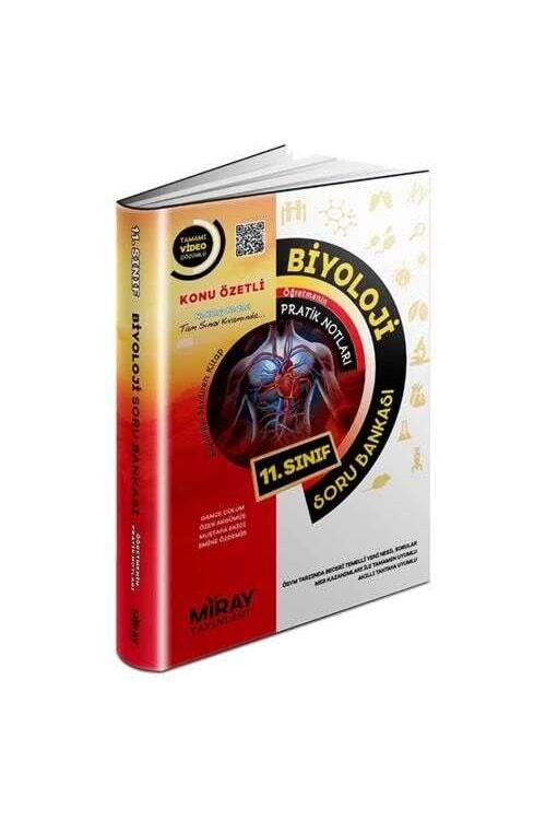 MİRAY 11.SINIF BİYOLOJİ KONU ÖZETLİ SORU BANKASI