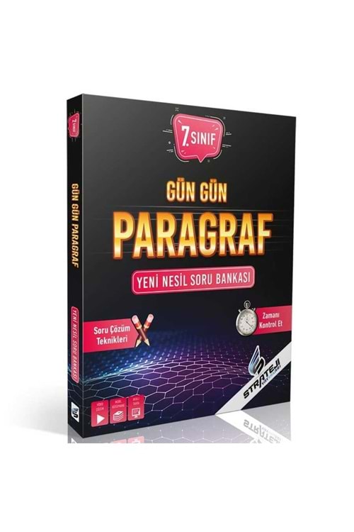 STRATEJİ 7.SINIF GÜN GÜN PARAGRAF SORU BANKASI