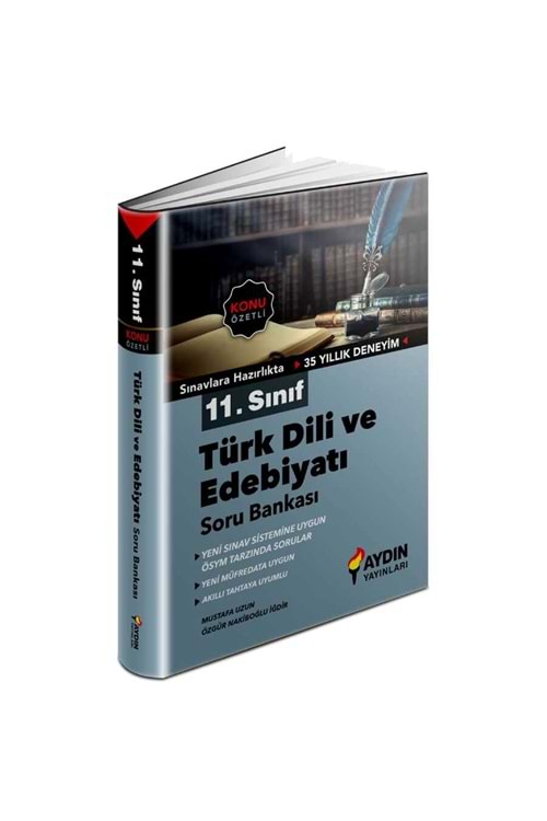 AYDIN 11.SINIF TÜRK DİLİ VE EDEBİYATI KONU ÖZETLİ SORU BANKASI