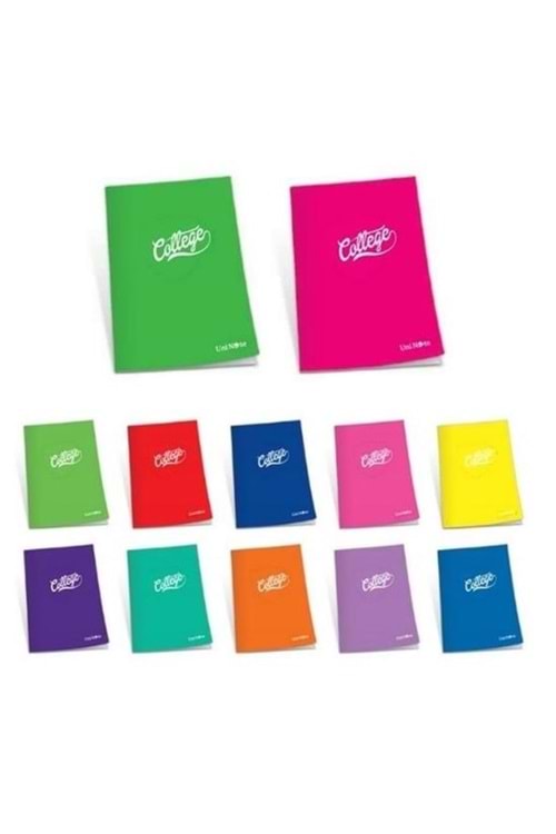 COLLEGE P.P KAPAK A4 80YP. DİKİŞLİ ÇİZGİLİ