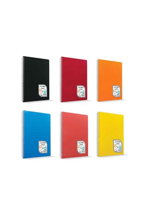 COLORMAXİ P.P KAPAK A4 160 YP. SPİRALLİ ÇİZGİLİ