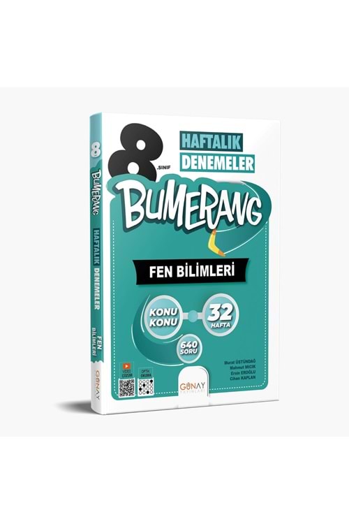 GÜNAY BUMERANG 32 HAFTALIK FEN BİLİMLERİ DENEMELERİ