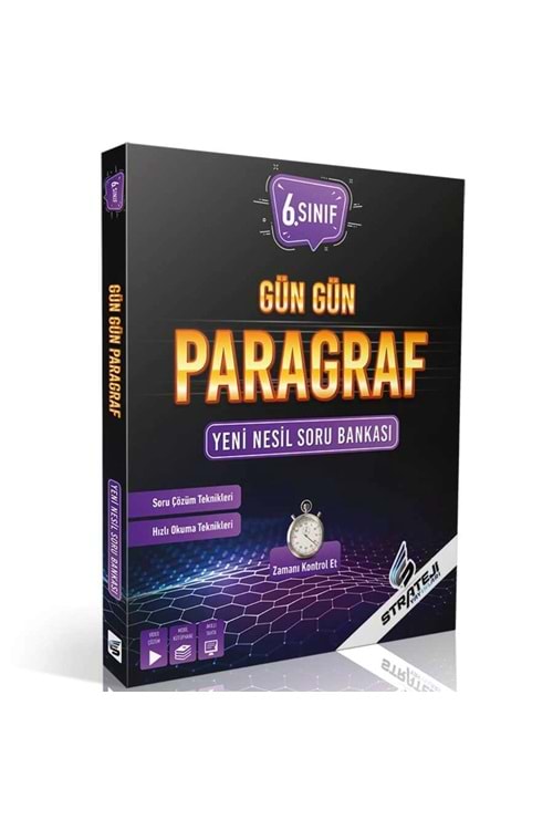 STRATEJİ 6.SINIF GÜN GÜN PARAGRAF SORU BANKASI