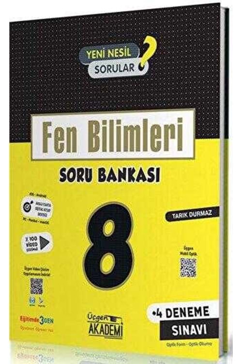ÜÇGEN AKADEMİ 8.SINIF - FEN BİLİMLERİ - SORU BANKASI