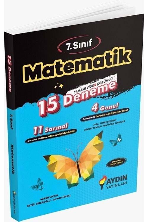 AYDIN 7.SINIF MATEMATİK 15 DENEME