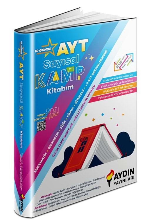 AYDIN AYT SAYISAL KAMP KİTABI