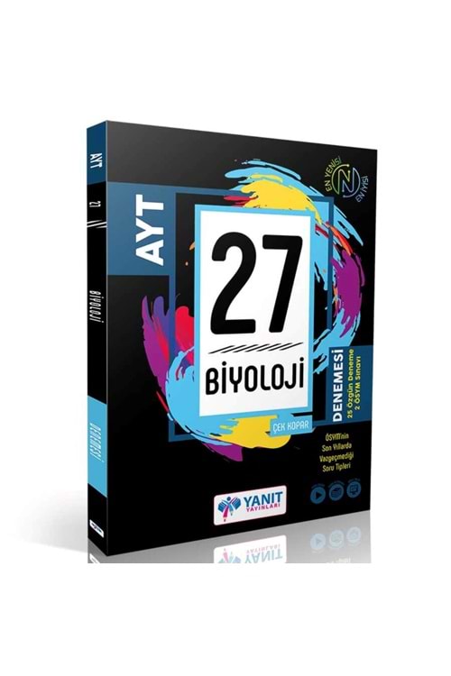 YANIT AYT BİYOLOJİ 27 BRANŞ DENEME (Video Çözümlü)