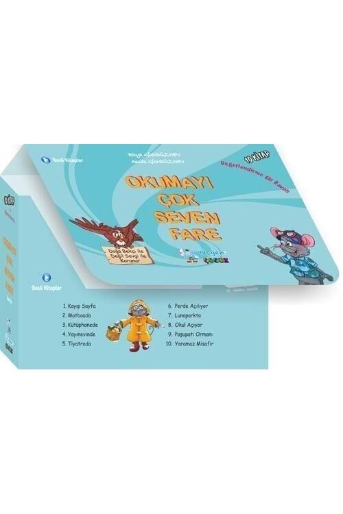 ÜÇGEN ÇOCUK OKUMAYI ÇOK SEVEN FARE SERİSİ - 10 KİTAP + EK