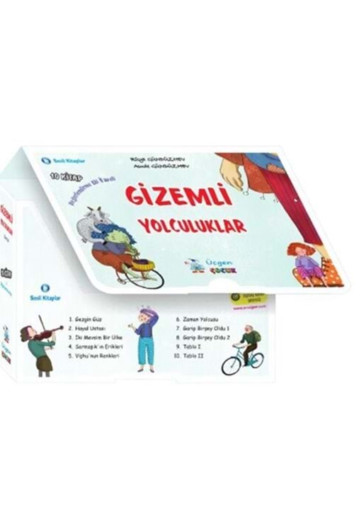 ÜÇGEN ÇOCUK GİZEMLİ YOLCULUKLAR SERİSİ - 10 KİTAP + EK