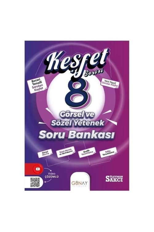 GÜNAY KEŞFET GÖRSEL VE SÖZEL YETENEK SORU BANKASI