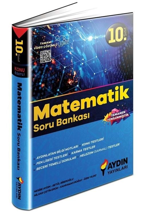 AYDIN 10.SINIF MATEMATİK KONU ÖZETLİ SORU BANKASI (KAMPANYALI ÜRÜN)