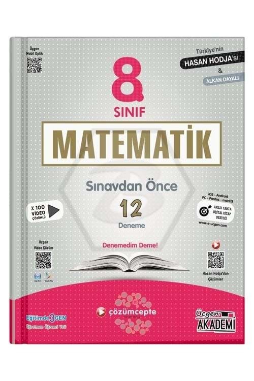 ÜÇGEN AKADEMİ 8.SINIF - MATEMATİK - 12 Lİ DENEME
