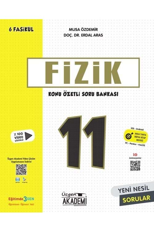 ÜÇGEN AKADEMİ 11.SINIF FİZİK - KÖSB - 6 FASİKÜL