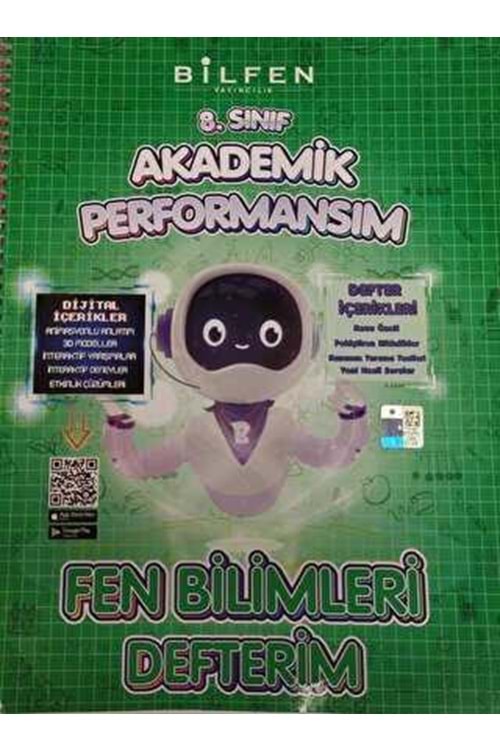 BİLFEN FEN BILIMLERİ 8 AKADEMİK PERFORMANSIM DEFTERİM