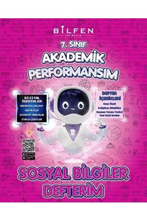BİLFEN SOSYAL BİLGİLER 7 AKADEMİK PERFORMANSIM DEFTERİM