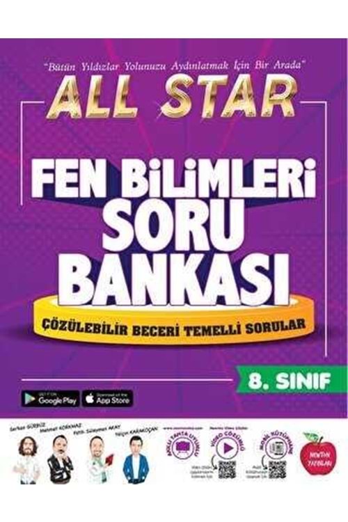 NEWTON 8.SINIF ALL STAR SORU BANKASI - FEN BİLİMLERİ