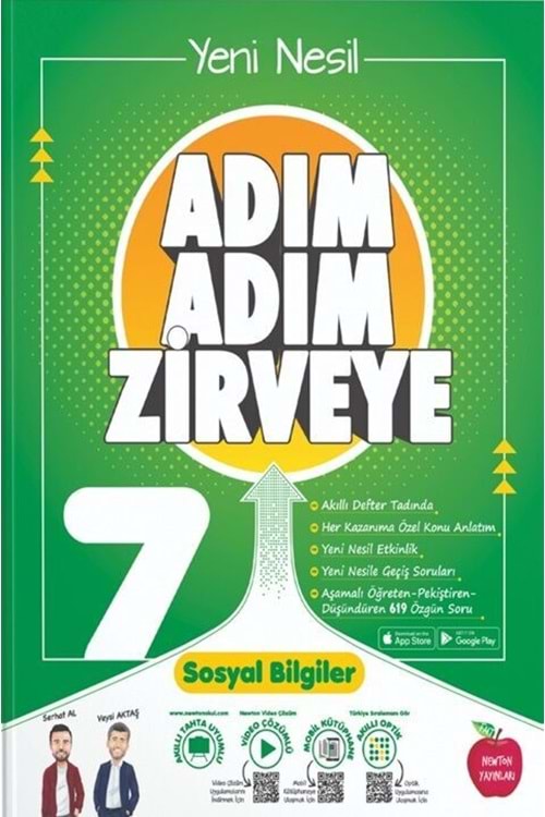 NEWTON 7.SINIF ADIM ADIM ETKİNLİKLİ KONU ANLATIMLI SORU BANKALARI --SOSYAL BİLGİLER