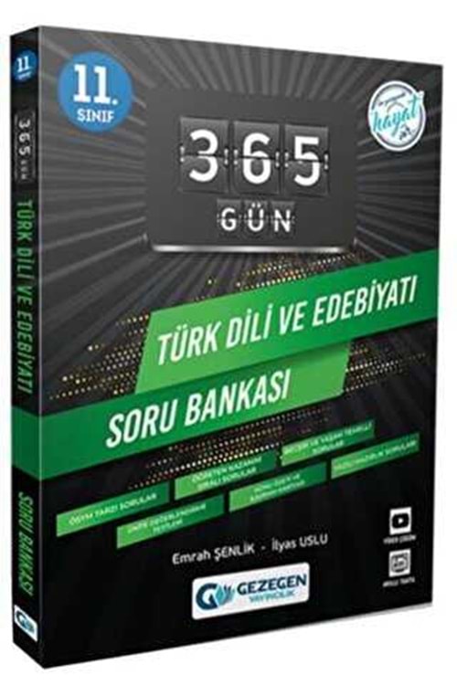 GEZEGEN 365 GÜN TÜRK DİLİ VE EDEBİYATI SORU BANKASI