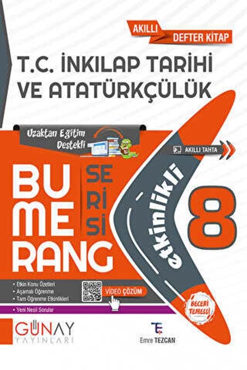 GÜNAY BUMERANG ETKİNLİKLİ T.C. İNKILAP TARİHİ VE ATATÜRKÇÜLÜK