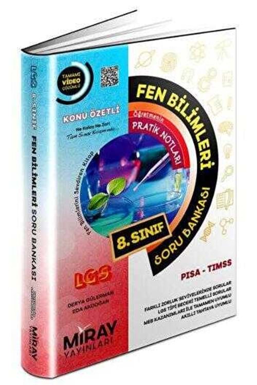 MİRAY 8.SINIF FEN BİLİMLERİ KONU ÖZETLİ SORU BANKASI