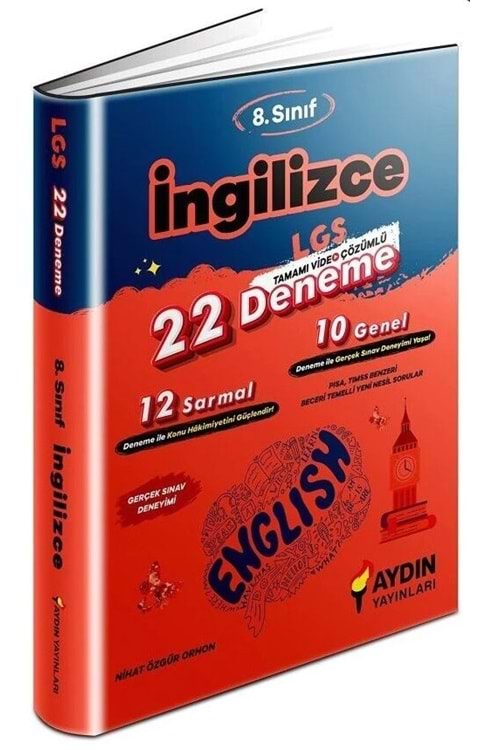 AYDIN LGS 8.SINIF İNGİLİZCE 22 DENEME
