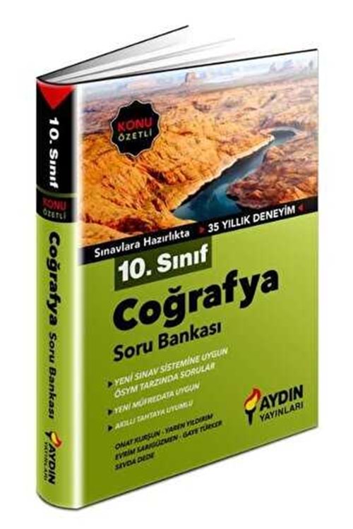 AYDIN 10.SINIF COĞRAFYA KONU ÖZETLİ SORU BANKASI (KAMPANYALI ÜRÜN)