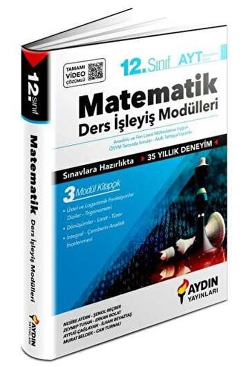 AYDIN 12.SINIF AYDIN MATEMATİK DERS İŞLEYİŞ MODÜLLERİ