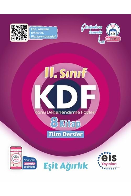 EIS 11.SINIF - TÜM DERSLER - KDF 8’Lİ (EA)
