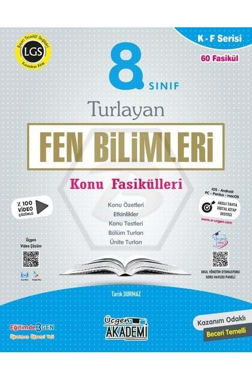 ÜÇGEN AKADEMİ 8.SINIF - FEN BİLİMLER - TURLAYAN KONU FASİKÜLLER