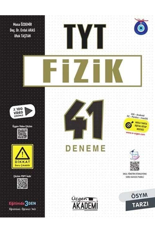 ÜÇGEN AKADEMİ TYT - FİZİK - 41 DENEME
