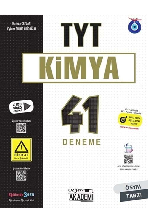 ÜÇGEN AKADEMİ TYT - KİMYA - 41 DENEME