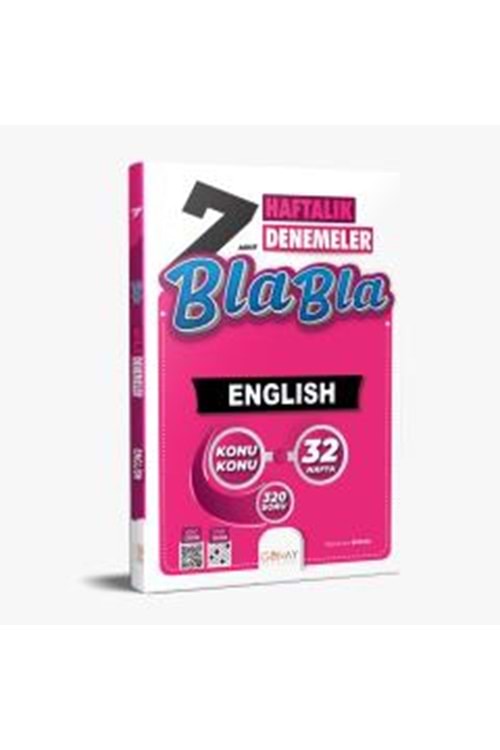 GÜNAY 7.SINIF BLA BLA 32 HAFTALIK İNGİLİZCE DENEMELERİ