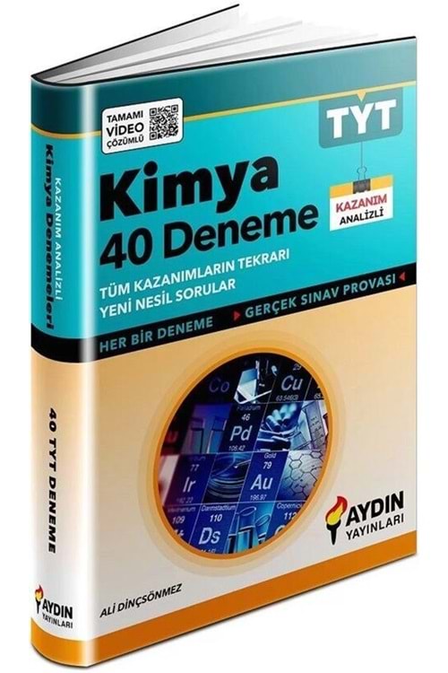AYDIN TYT KİMYA 40 DENEME