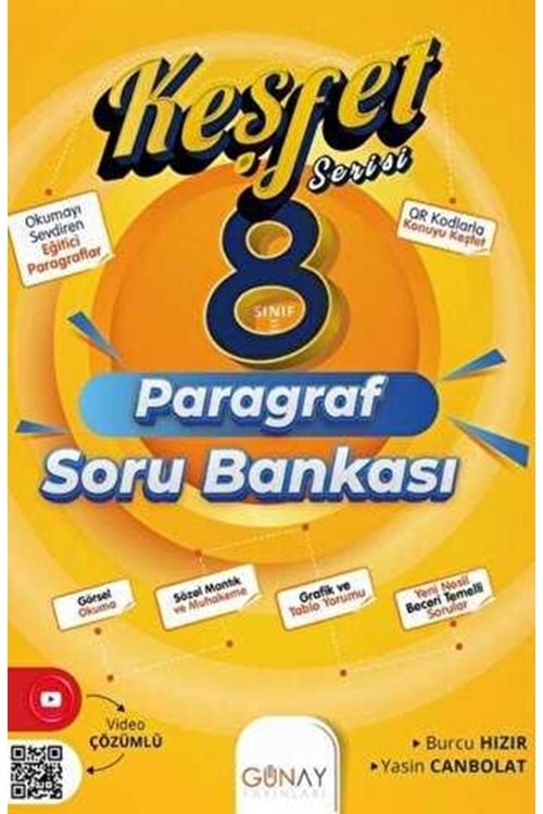 GÜNAY ZOOM SERİSİ PARAGRAF SORU BANKASI