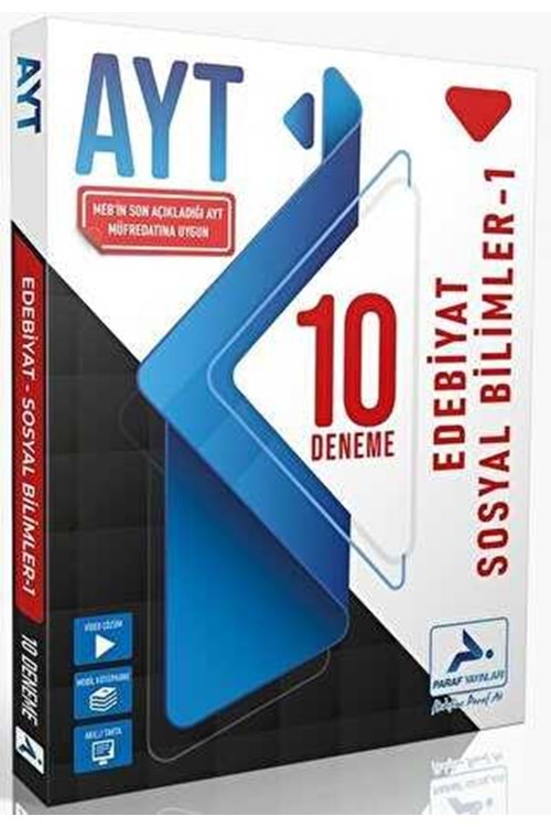 PARAF AYT EDEB.SOSYAL1 -10 LU DENEME - MEB YENİ MÜFREDAT 24-25