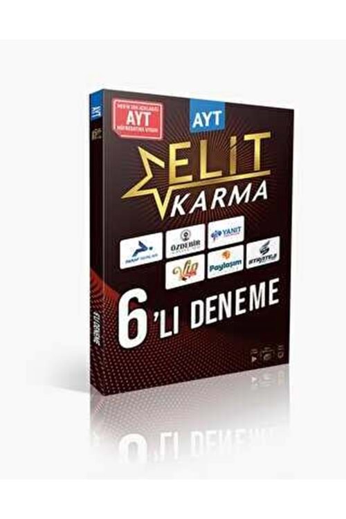 ELİT KARMA AYT 6 LI FASİKÜL DENEME - 2023 MEB YENİ MÜFREDAT