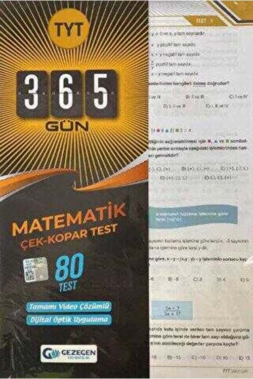 GEZEGEN MATEMATİK ÇEK KOPAR YAPRAK TEST (YENİ)