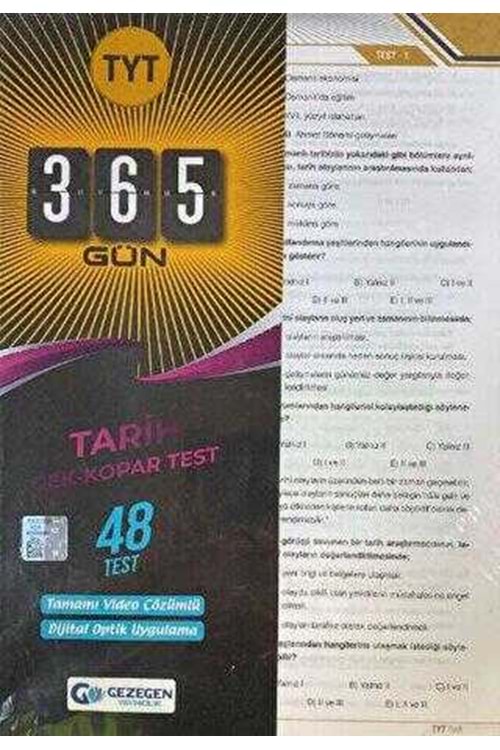 GEZEGEN TARİH ÇEK KOPAR YAPRAK TEST (YENİ)