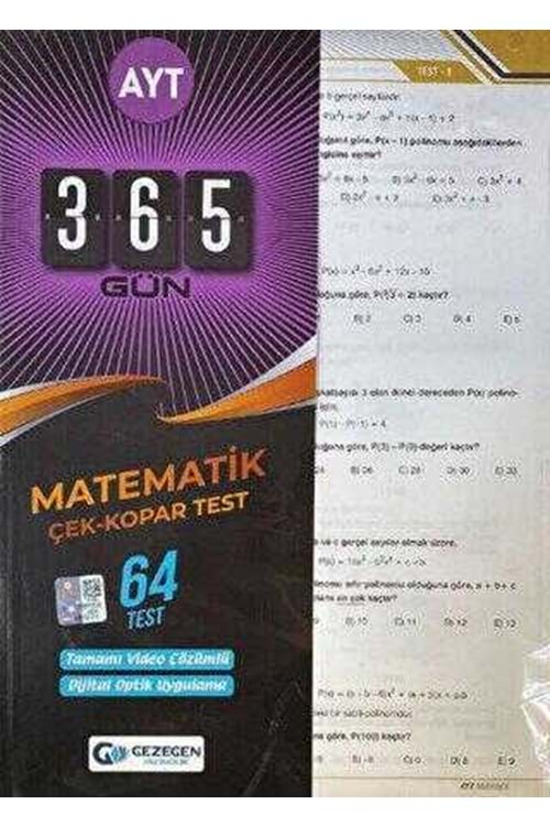 GEZEGEN MATEMATİK ÇEK KOPAR YAPRAK TEST (YENİ)