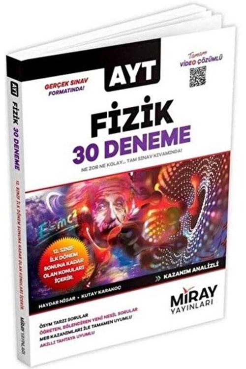 AYDIN AYT FİZİK 30 DENEME (2023'E ÖZEL) (KAMPANYALI ÜRÜN)