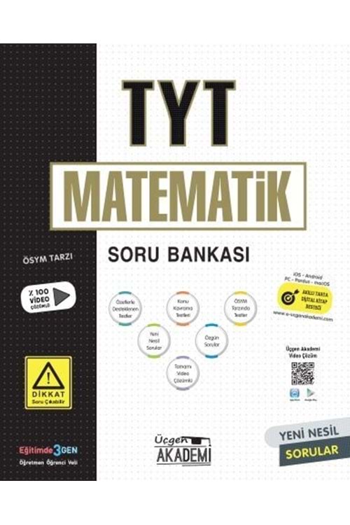ÜÇGEN AKADEMİ TYT MATEMATİK - SORU BANKASI