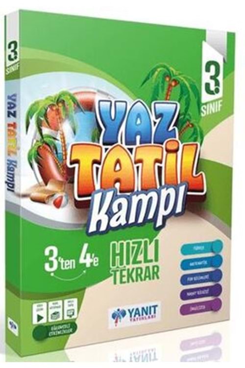 YANIT 3.SINIF YAZ TATİL KAMP KİTABI