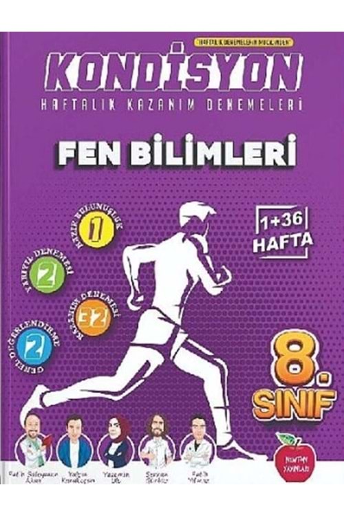 NEWTON 8.SINIF KONDİSYON HAFTALIK KAZANIM DENEMELERİ 37 HAFTA-- FEN BİLİMLERİ